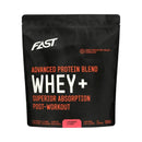 Whey+, 500 g-Heraproteiini-FAST-Mansikka-Aminopörssi