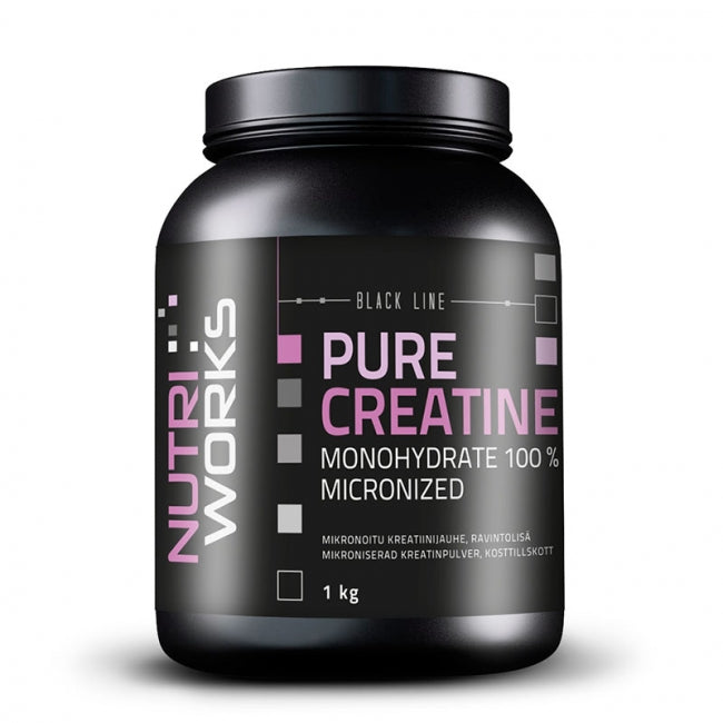 Pure Creatine Monohydrate 100%-Nutri Works-Aminopörssi
