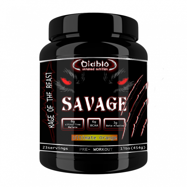 Savage Extreme Pre workout-Diablo Untamed Nutrition-Aminopörssi