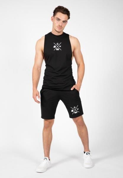 Cisco Shorts, musta/valkoinen-Gorilla Wear-S-Aminopörssi