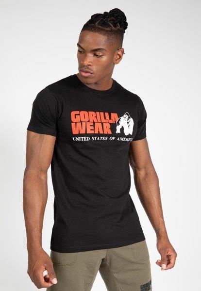 Classic T-shirt, musta-Gorilla Wear-S-Aminopörssi