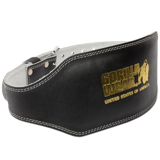 Full Leather padded belt, musta-Gorilla Wear-S/M-Aminopörssi