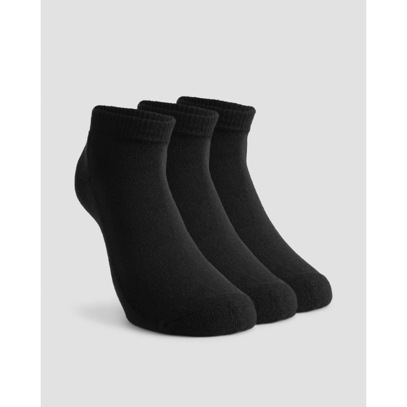 Ankle socks black, 3 pack-Sukat-ICANIWILL-35-38-Aminopörssi