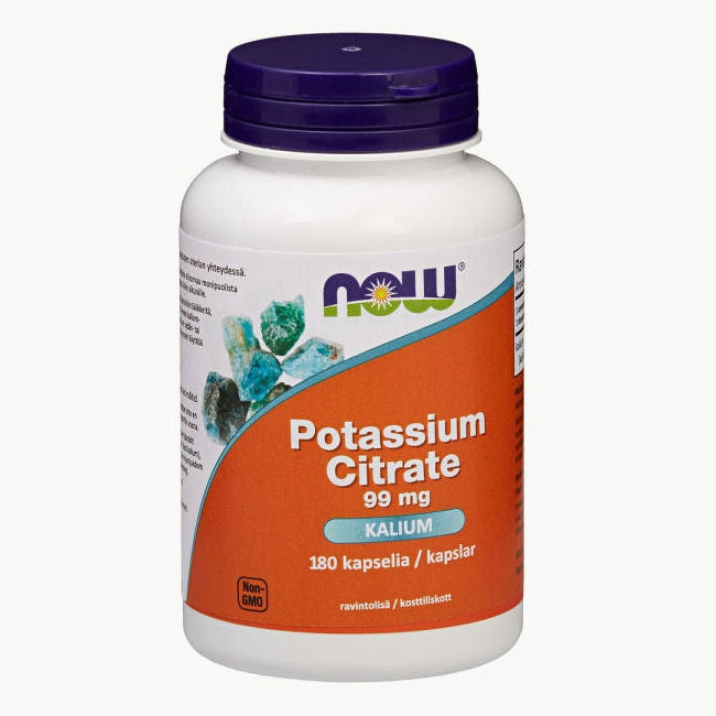 Potassium Citrate-NOW® Foods-Aminopörssi