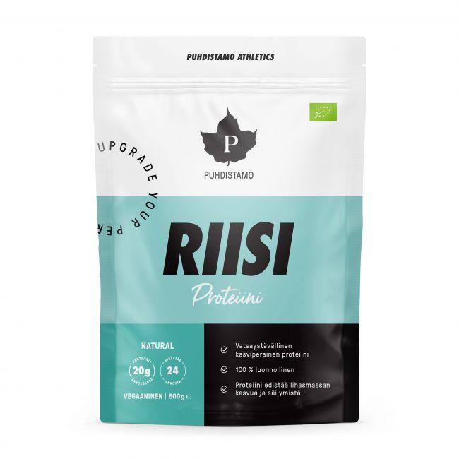Riisiproteiini, 600 g-Riisiproteiini-Puhdistamo-Natural-Aminopörssi