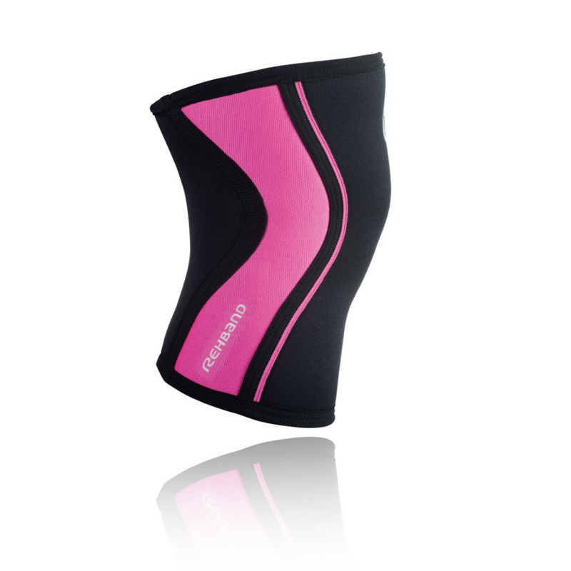 RX Knee Sleeve 5 mm Black/Pink-Polvituki-Rehband-XS-Aminopörssi