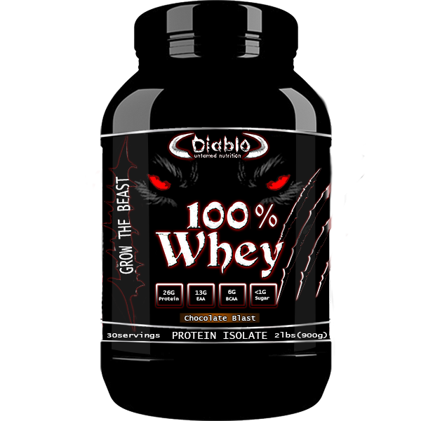 100% Whey, 900 g| Diablo Untamed Nutrition