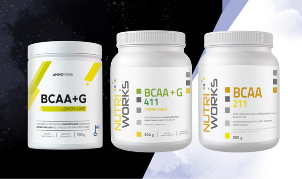 BCAA 3 HYÖTYÄ LIHAKSILLE