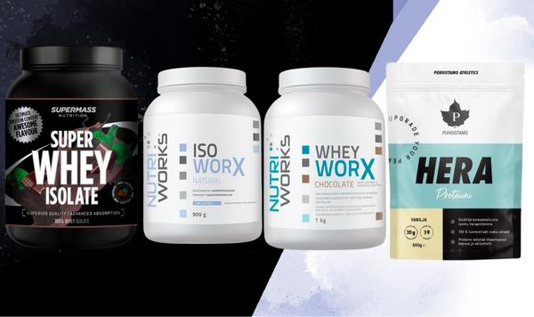 Parhaat proteiinijauheet 