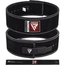 RDX 4 INCH IPL / USPA & World Powerlifting Congress APPROVED Powerlifting Leather Gym Belt BLACK-BELTS-RDX-S-Aminopörssi