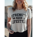 2Pood Strength Lifestyle Crop Top-Naisten paita-2POOD-S-Aminopörssi