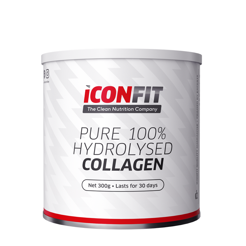 Collagen, 300g-Kollageeniproteiini-ICONFIT-Pure 100% Hydrolysed Collagen-Aminopörssi
