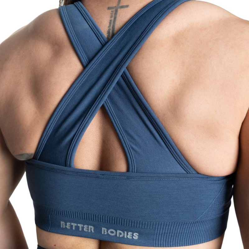 Scrunch Sports Bra, Sky Blue-Naisten urheiluliivit-Better Bodies-XS-Aminopörssi