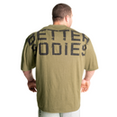 Better Bodies Union Iron Tee, Army Green Melange-Miesten T-paita-Better Bodies-M-Aminopörssi
