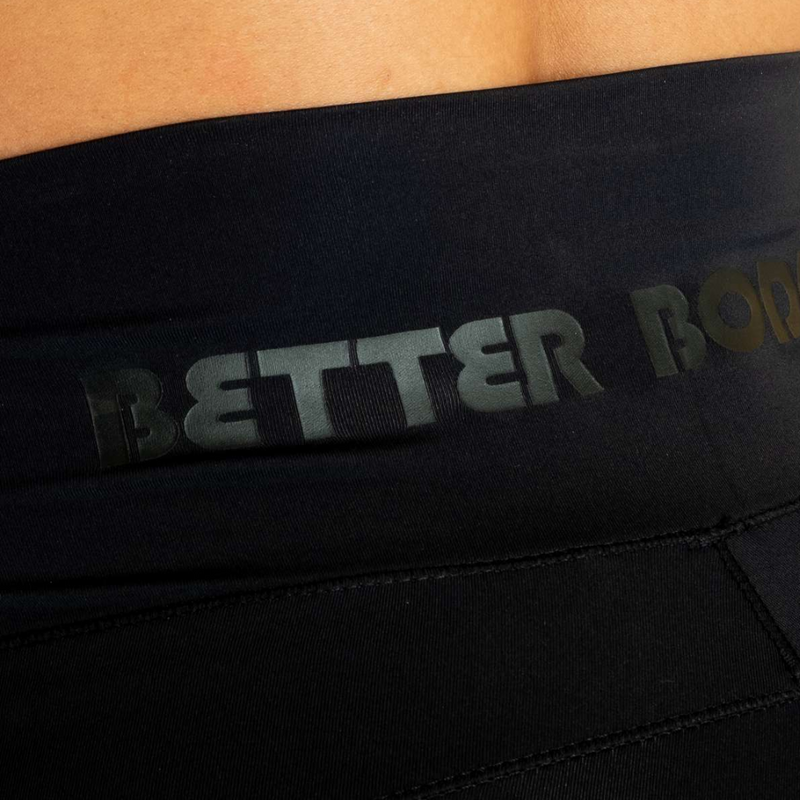 High waist leggings, Black-Naisten trikoot ja leggingsit-Better Bodies-XS-Aminopörssi