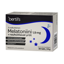 Bertil’s Melatoniini 1,9 mg + rauhoittavat yrtit 60 tabl.