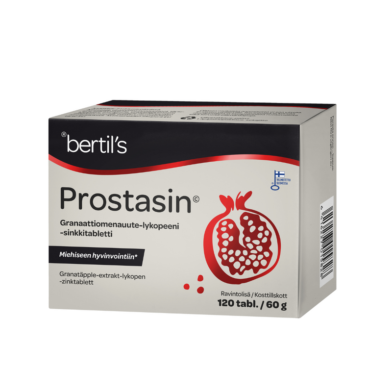 Bertil’s Prostasin, 120 tabl.-Mieskunto-Bertil’s-Aminopörssi