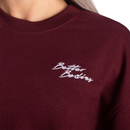 Better Bodies Oversized Sweater Maroon-Naisten pitkähihaiset ja hupparit-Better Bodies-XS-Aminopörssi