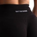 Better Bodies Scrunch Leggings Black V2-Naisten trikoot ja leggingsit-Better Bodies-S-Aminopörssi