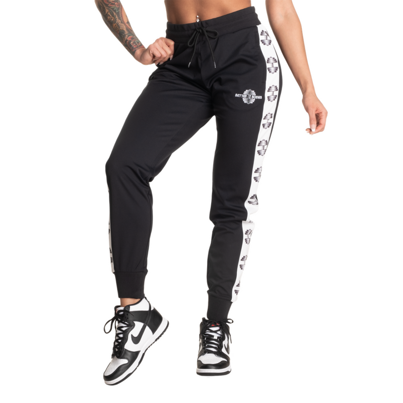 Chelsea track pants V2, black-Naisten housut-Better Bodies-XS-Aminopörssi