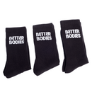Better Bodies Crew Socks Black-Sukat-Better Bodies-37-39-Aminopörssi