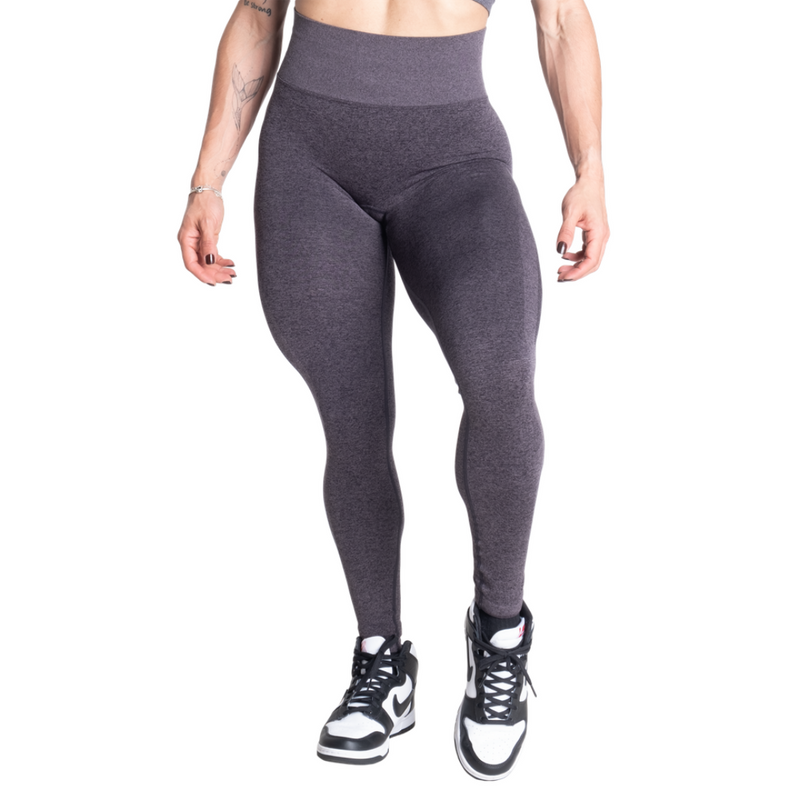 Curve Scrunch Leggings, Black Melange-Naisten trikoot ja leggingsit-Better Bodies-S-Aminopörssi