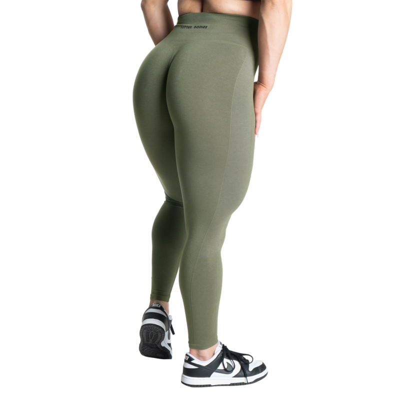 Scrunch Leggings, Washed Green-Naisten trikoot ja leggingsit-Better Bodies-XS-Aminopörssi