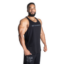 Better Bodies Logo Essential T-Back Black-Miesten hihattomat paidat-Better Bodies-S-Aminopörssi