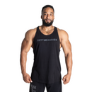 Better Bodies Logo Essential T-Back Black-Miesten hihattomat paidat-Better Bodies-S-Aminopörssi