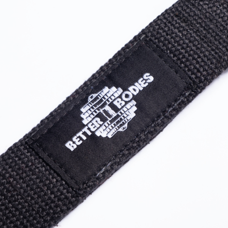 Better Bodies Lifting Straps, Black-Vetoremmi-Better Bodies-Aminopörssi
