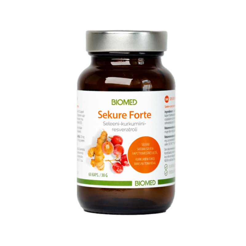 Sekure Forte, 60 kaps.-Kurkumiini-Biomed-Aminopörssi