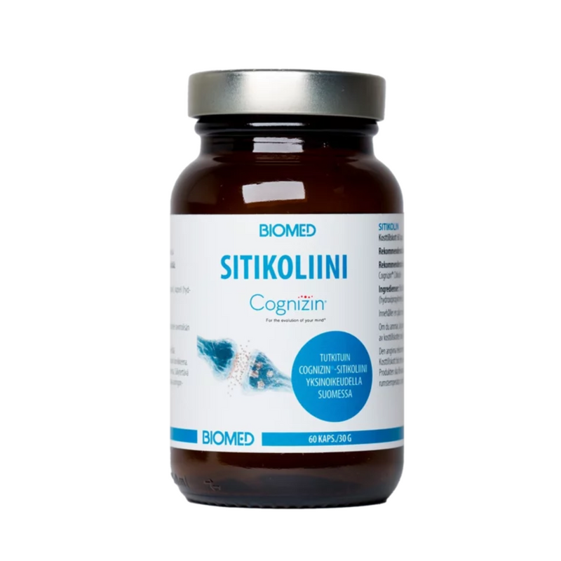 Sitikoliini, 60 kaps.-Koliini-Biomed-Aminopörssi