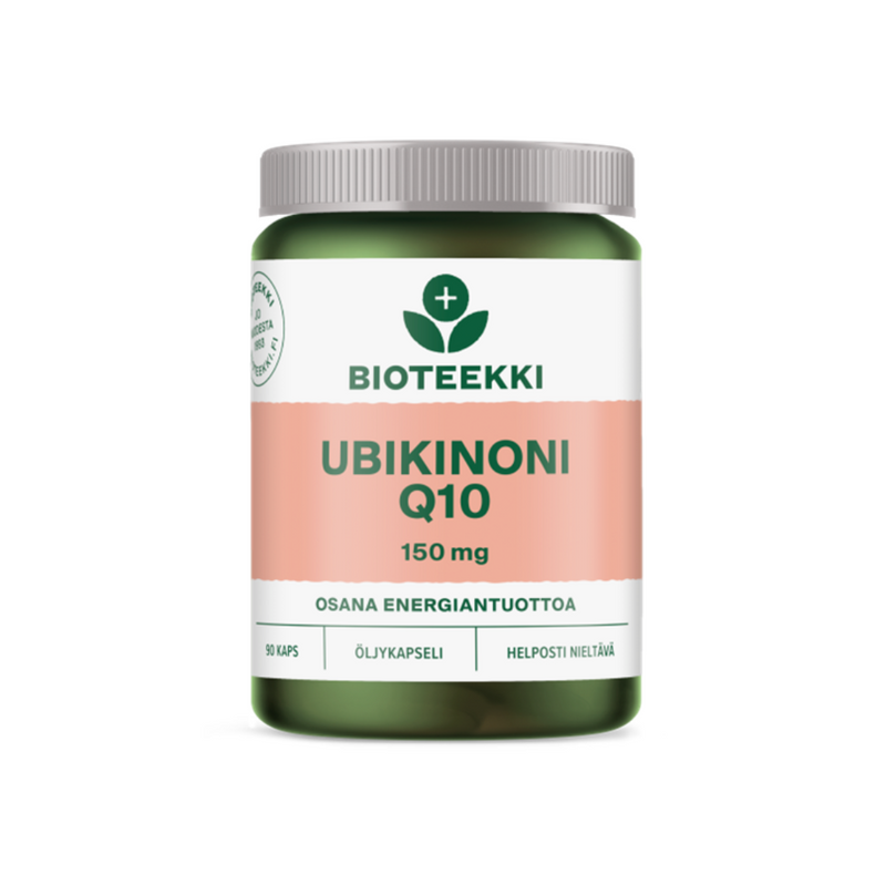 Ubikinoni Q10 150mg, 90kaps.-Ubikinoni-Bioteekki-Aminopörssi