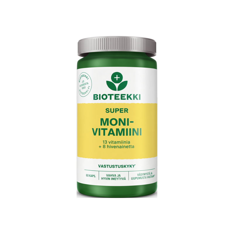 Bioteekki Super Monivitamiini, 60 kaps.-Monivitamiini-Bioteekki-Aminopörssi