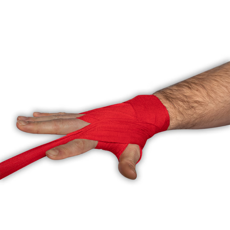 Boxing Hand Wraps Red-Käsisiteet-Gorilla Wear-Hand Wrap Red 2.5 m-Aminopörssi