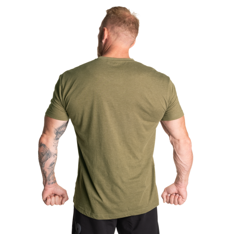 Recruit Tee, Army Green Melange-Miesten T-paita-Better Bodies-S-Aminopörssi