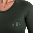 Better Bodies 82 Long Sleeve Deep Forest-Naisten pitkähihaiset ja hupparit-Better Bodies-S-Aminopörssi
