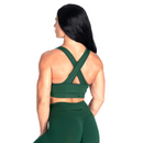 Better Bodies Scrunch Sports Bra Emerald Green-Naisten urheiluliivit-Better Bodies-XS-Aminopörssi