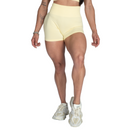 Better Bodies Scrunch Shorts Washed Yellow-Naisten shortsit-Better Bodies-XS-Aminopörssi