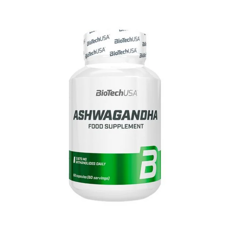 Ashwagandha, 60 kaps.-Ashwagandha-BioTechUSA-Aminopörssi