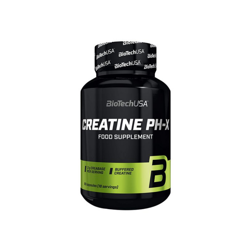 Creatine PH-X, 90 kaps-Kreatiini-BioTechUSA-Aminopörssi