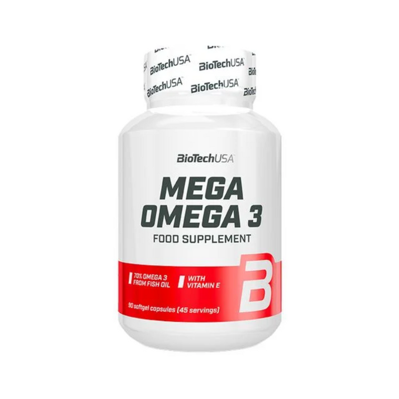 Mega Omega, 60 kaps.-Kalaöljy-BioTechUSA-Aminopörssi