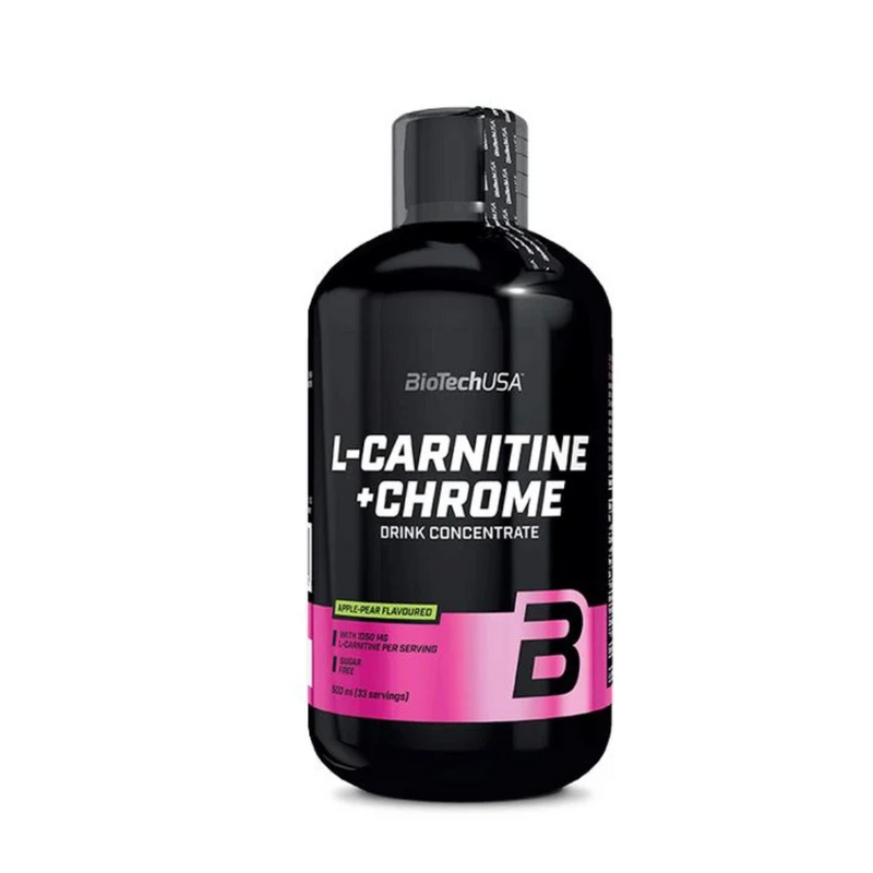 L-Carnitine + Chrome, 500 ml-Fat Burn-BioTechUSA-Orange-Aminopörssi