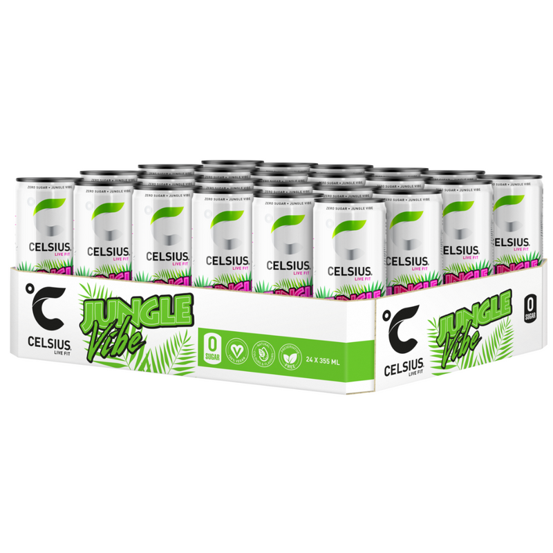 Celsius Energiajuoma, 24 x 355 ml-Energiajuoma-Celsius-Jungle Vibe-Aminopörssi