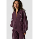 ICIW Contrast track Jacket Women, Dark Burgundy