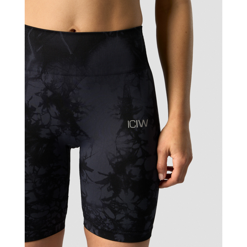 Define Seamless Tie Dye Biker Shorts Midnight-Naisten shortsit-ICANIWILL-XS-Aminopörssi