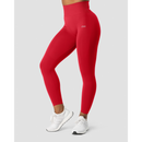 Define Seamless Scrunch Tights Red-Naisten trikoot ja leggingsit-ICANIWILL-XS-Aminopörssi
