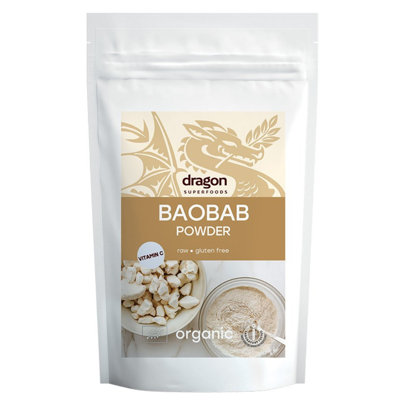 Dragon Foods Baobab-jauhe, 100g-Marjajauhe-Dragon Superfoods-Aminopörssi