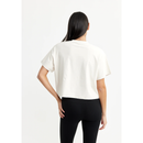 Drop of Mindfulness Butter Soft Cropped Tee Cream White-Naisten lyhythihaiset ja topit-Drop of Mindfulness-XS-Aminopörssi