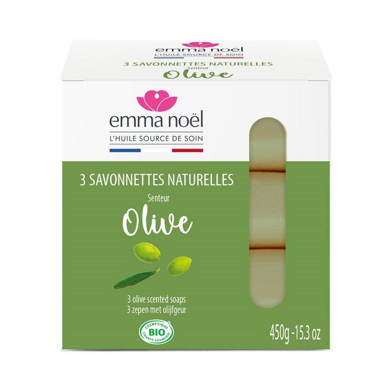 Emma Noel Oliivipalasaippua säästöpakkaus (3kpl)-Pesuaine-Emma Noel-Aminopörssi